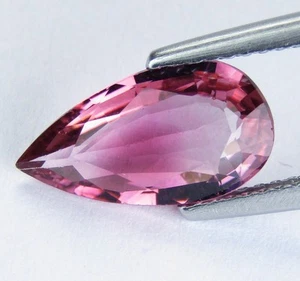 2.31Cts Classic Natural Unique Pink Tourmaline Pear Shape Loose Gemstone - Picture 1 of 4