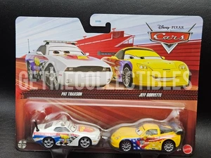 DISNEY PIXAR CARS PAT TRAXSON JEFF GORVETTE 2026 2ER PACK SPAREN 6% - Bild 1 von 2