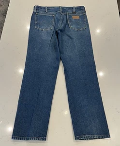 VTG Wrangler 13MWZ Cowboy Jeans Made In USA Men’s Size 38x31 (fit 35x31) - Picture 1 of 13