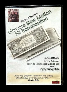 NEW SEALED ~ Roger Klause's ULTIMATE SLOW MOTION BILL TRANSPOSITION ~ DVD - Imagen 1 de 2