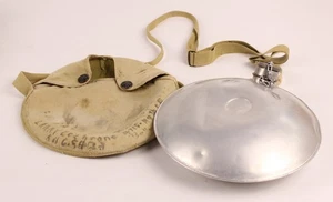 Vintage Offizielle BSA Aluminium Kantine mit Leinwand Abdeckung Lesen - Bild 1 von 12