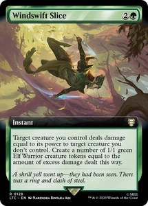 MTG Windswift Slice 128 Rara Arte Estesa Il Signore degli Anelli Comandante - Foto 1 di 1