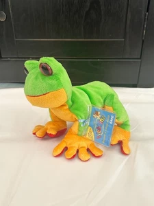 NEW WITH TAG CODE Ganz Webkinz Green Tree Frog Plush Stuffed Animal - Picture 1 of 5