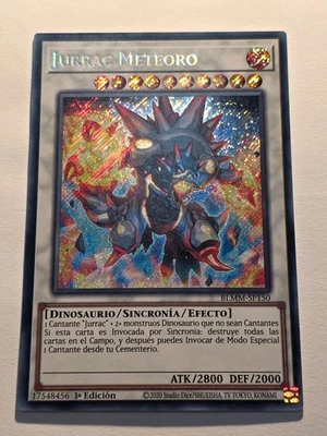Jurrac Meteor●YUGIOH●BLMM●SECRET RARE●2025●SPANISH●1st ED●NM●E655 - Image 1 of 2