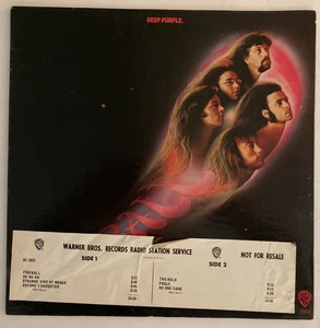 DEEP PURPLE FIREBALL WHITE LABEL PROMO LP 1971 WARNER BROS TEXTURED/ GATEFOLD - Picture 1 of 5