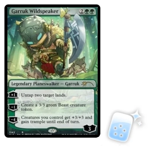 GARRUK WILDSPEAKER (1142) Secret Lair Planeswalker Magic MTG MINT CARD - Image 1 of 1