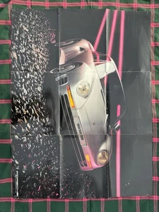 Póster de pared Porsche 1985 vintage impreso en Alemania Occidental - Imagen 1 de 7