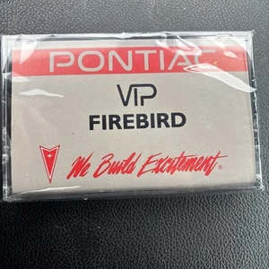 Pontiac VIP Firebird New Owners Cassette Tape - Imagen 1 de 1