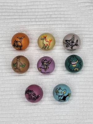 Pokémon Nintendo 2007 Jakks Pacific Canicas Lote de 8 - Set 8 Foto 1 de 4