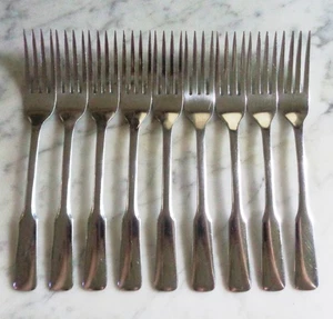 9 Friendship / Gettysburg Wm A Rogers Oneida Ltd Stainless Dinner Forks - Picture 1 of 2