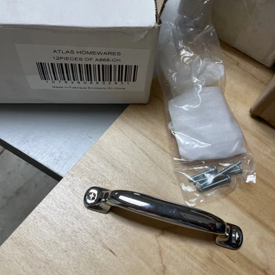 Atlas Hardware Polished Chrome Cabinet Pull - Image 1 of 4