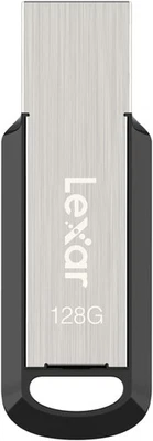 Lexar 128GB JumpDrive M400 USB 3.2 поколения 1 флэш-накопитель для хранения 128GB, черный  - Изображение 1 из 4