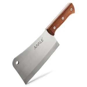 Meat Cleaver Heavy Duty Bone Chopper for Kitchen, Butcher Knife for Chef, 8" - Picture 1 of 10