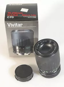 70-210MM LENS FOR CANON FD W/ MACRO, IN BOX - Picture 1 of 1