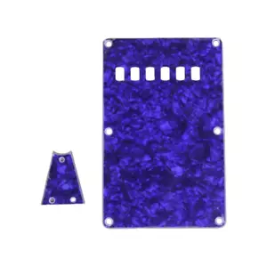 E-Gitarre Schlagbrett Hohlraumabdeckung Rückplatte neues Gitarrenteil lila Bekleidung - Bild 1 von 2