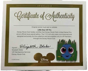 Disney MOVIE CLUB - EXCLUSIVE VIP FINDING NEMO BABY DORY ELIZABETH BLAKE NOC PIN - Picture 1 of 3