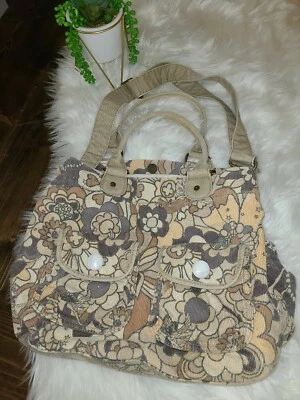 Gap vintage corduroy Flower HIPPIE shoulder bag purse, Diaper bag pockets, roomy - Image 1 of 3