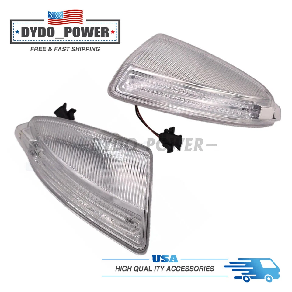 Pair Door Side Mirror Turn Signal Lamp Light for Mercedes Benz X164 GL350 GL4 US Foto 1 de 4