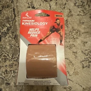 Mueller Taifun Kinesiologie Therapeutic Tape beige 20 Streifen vorgeschnitten - Bild 1 von 5