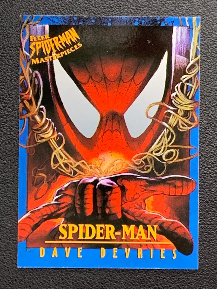 Spider-Man Dave Devries Fleer Masterpieces 2 Signed Card Skybox 1997 - Image 1 of 3