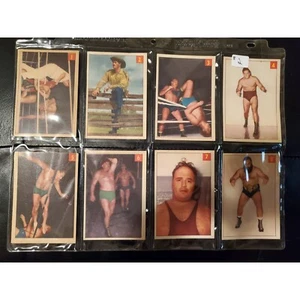 RARE 1954-1955 Parkhurst Wrestling Complete 75 Card Set EX - Picture 1 of 10