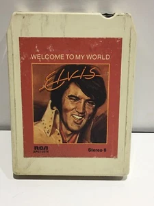 WOW Vintage Elvis Presley Welcome To My World Original 8 Eight Track Tape Rare - Picture 1 of 3