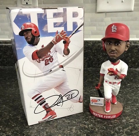 Dexter Fowler St. Louis Cardinals Bobblehead SGA 4/21/18 w/ Box Cover