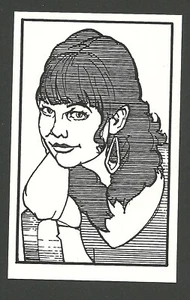 Barbara Feldon Agent 99 Get Smart TV Caricature Collector Board Game Card - Picture 1 of 1