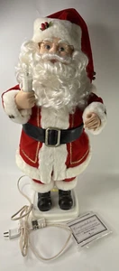 Vintage Telco Motionette Santa Claus  24" Animated Light Up Works No box - Picture 1 of 20