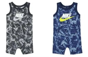 Nike Baby Strampler Set 0-12 Monate 2tlg Set Nike Graphic Tick Strampler Weste Set - Bild 1 von 5