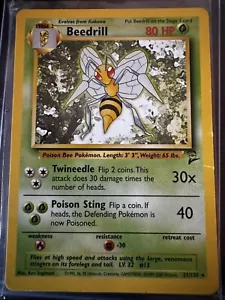 Beedrill - 17/102 Base Set - Rare - Vintage- Pokemon TCG - Picture 1 of 13