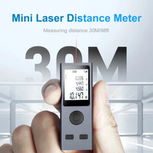 Mini Smart Laser Entfernungsmesser Distanzmesser 30m /50m Distanzmessgerät USB - Bild 1 von 8