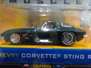 1963 Chevy Corvette Sting Ray Bigtime Muscle Wave 10 Jada 1/64 Collector #115 - Bild 1 von 10