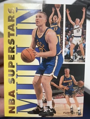 1993-94 Fleer NBA Superstars Insert Chris Mullin #14 Golden State Warriors  — 第 1/2 张图片