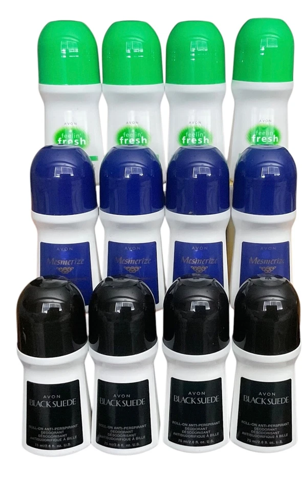Avon Black Suede Roll On Antiperspirant Deodorant 2.6 oz ( ) G2