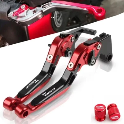 Palancas de freno de palanca de embrague ajustable CNC para Honda CBR1000RR FIREBLADE 2004-2022 Foto 1 de 3