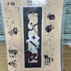 NURSING Banner Quilt Pattern by Patch Abilities UNCUT 2003 P46 - Picture 1 of 4