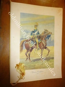 CALENDARIO REGGIMENTO GENOVA CAVALLERIA 1960 CON DEDICA ELENCO U e SU - Picture 1 of 1