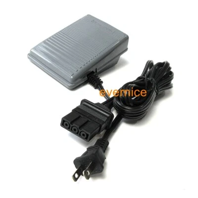 Foot Pedal W/ Cord For Brother 1034D 1134D 1634D 2340Cv 523N 526D 681 751 760De+ - Image 1 of 3