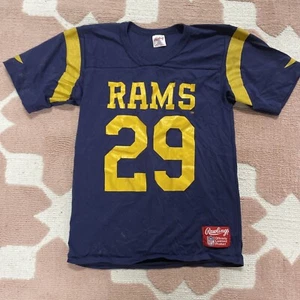 Los Angeles Rams Jersey Shirt Adult Small Eric Dickerson Vtg 1980s NFL Rawlings - Picture 1 of 9