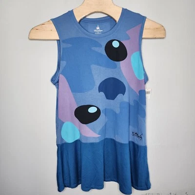 Vestido túnica azul con puntada de los parques de Disney talla XL multicolor Foto 1 de 4