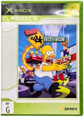 The Simpsons Hit and Run XBOX PAL (Classics) *Complete* - Image 1 of 2