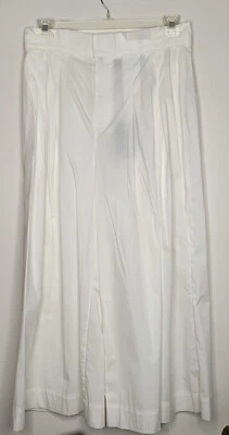 Pantalones blancos de tiro alto Kendall Kylie para mujer Chic Nieman Marcus grandes Foto 1 de 4