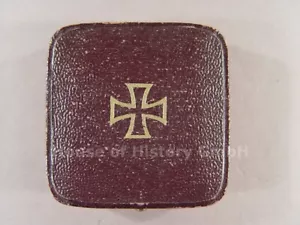 143753: VERLEIHUNGSETUI zum EK 1.Klasse 1914, an Nadel, Etuideckel mit EK - Picture 1 of 9