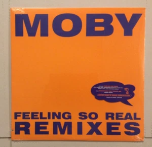 SEALED - MOBY - FEELING SO REAL REMIXES - 1994 ORIGINAL PRESSING Elektra Records - Picture 1 of 3