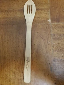 Pampered Chef Slotted Bamboo Wood Wooden Serving Cooking Spoon - Picture 1 of 4