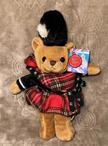 Keel Toys Simply Soft Collection - Scottish Piper Bear - Peluche de 10’ pulgadas nuevo con etiquetas - Imagen 1 de 15