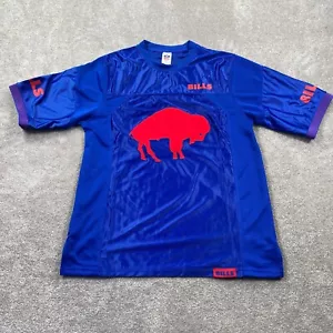 Buffalo Bills NFL Team Apparel Retro Jersey Shirt Men's Size M Royal Blue - Picture 1 of 17