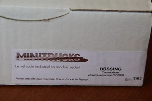 kit Büssing Commodore + SR citerne Coder Tpts Gouverneur 1/50 Minitrucks TIR 3 - Foto 1 di 7