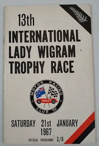 1967 13th International Lady Wigram Trophy Race Program - Motor Racing NZ - Picture 1 of 20
